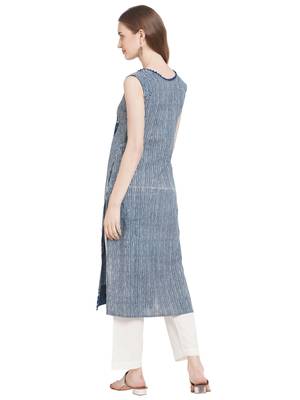 Neel tara handprinted pure cotton kurta for women 3