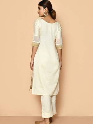 Elly handloom maheshwari silk kurta set for women 2