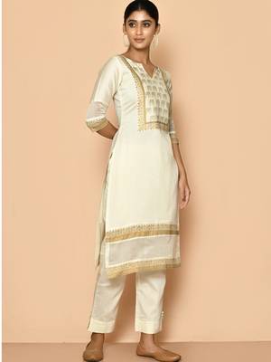 Elly handloom maheshwari silk kurta set for women 3
