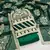 Green Georgette Embroidered Unstitched Dress Material