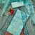 Sky Blue Organza Embellished Unstitched Dress Material