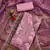 Lavender Organza Sequinned Unstitched Dress Material