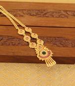 Kerala traditional gold plated palakka necklace