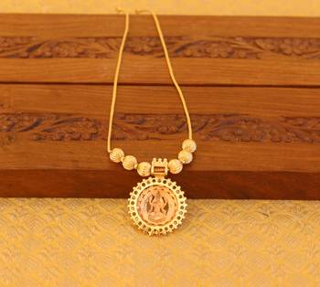 Kerala style gold plated temple necklace 2