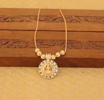 Kerala style gold plated temple necklace 1