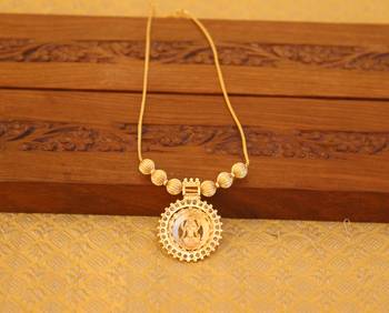 Kerala style gold plated temple necklace 2