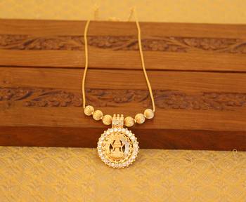 Kerala style gold plated temple necklace 1
