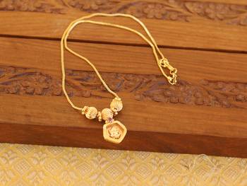 Kerala style gold plated temple necklace 2