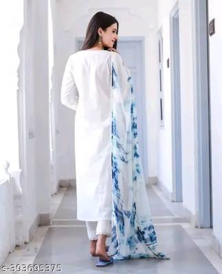 Rayon kurti with pant and Dupatta  4