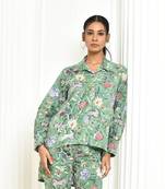 Dhanvi handprinted women's cotton shirt