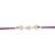 designer kundan pearl bhaiya rakhi with roli chawal & rakshabandhan card for brother/bro/bhai/men (r156wi)