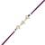designer kundan pearl bhaiya rakhi with roli chawal & rakshabandhan card for brother/bro/bhai/men (r156wi)