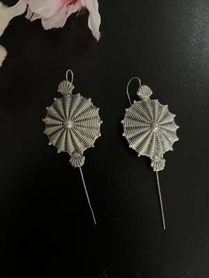 Pin bugadi silver earrings 3