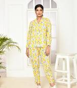 Elaura handprinted cotton co-ord sets women