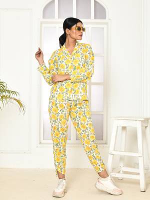 Elaura handprinted cotton co-ord sets women 4