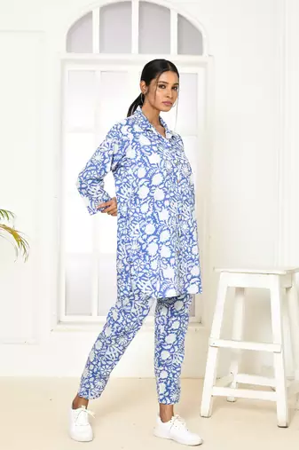 Eiley handprinted cotton co-ord set women