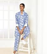 Edelina handprinted cotton co-ord set women