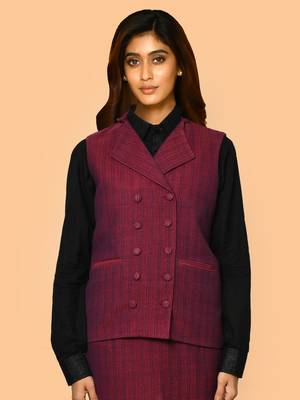 Trisha handloom pure cotton jacket for women 1