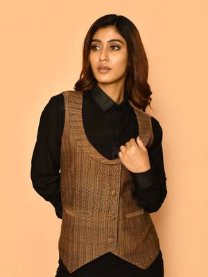 Kyra handloom women's cotton jacket 2