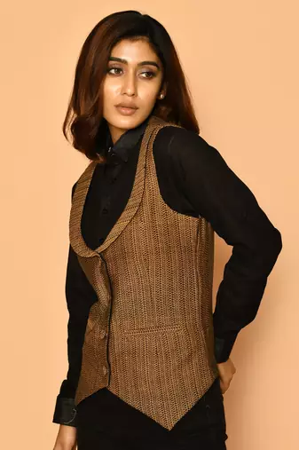 Kyra handloom women's cotton jacket