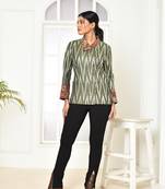 Cara ikkat cotton jackets for women