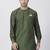 Vastramay men's green cotton blend kurta