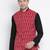 Vastramay men's light blue pure cotton nehru jacket