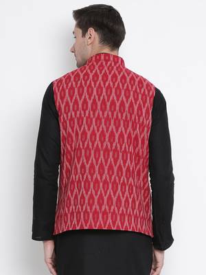 light blue pure cotton nehru jacket 4