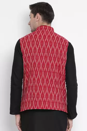 light blue pure cotton nehru jacket