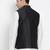 Vastramay men's black silk blend nehru jacket