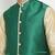Vastramay men's green silk blend nehru jacket