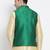 Vastramay men's green silk blend nehru jacket