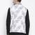 Vastramay men's white cotton linen blend nehru jacket