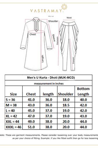 Vm men's blue cotton blend kurta and dhoti set
