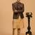 men's coffee and rose gold poly viscose ethnic combo set