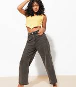 Urban sundari red cotton crop top pack of 1