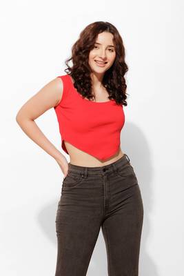 Urban sundari yellow cotton crop top pack of 1 3
