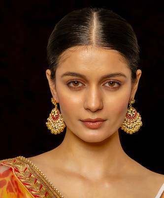Multi coloured earrings 1