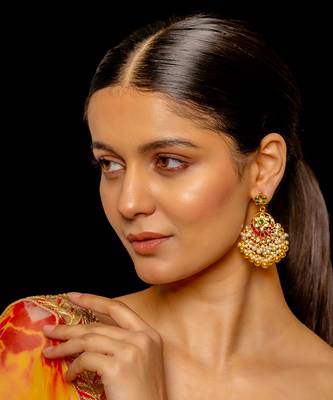 Multi coloured earrings 2
