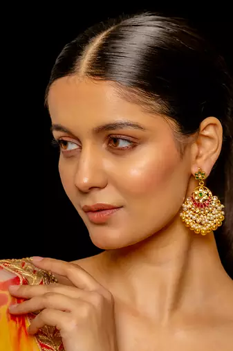 Multi coloured earrings
