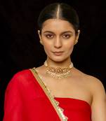 White and mint choker with earrings