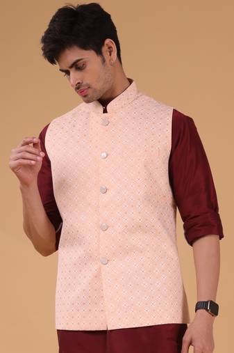 Shiwam ethnix linen cotton jacket -udaipur collection
