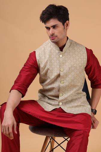 Shiwam ethnix linen cotton jacket -udaipur collection