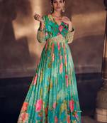 Multicolor Casual Gown for Women