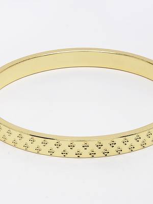 Men gold-plated stainless steel  kada bracelet 2
