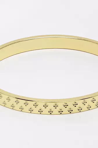 Men gold-plated stainless steel  kada bracelet