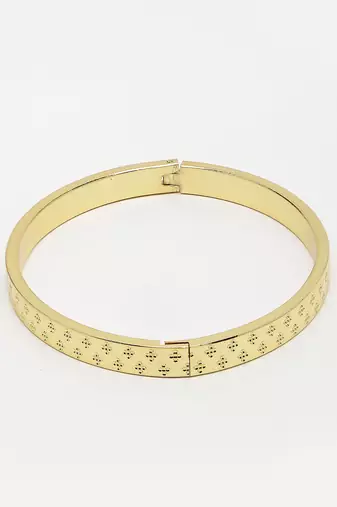Men gold-plated stainless steel  kada bracelet