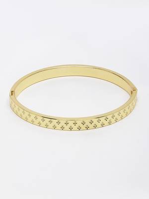 Men gold-plated stainless steel  kada bracelet 4
