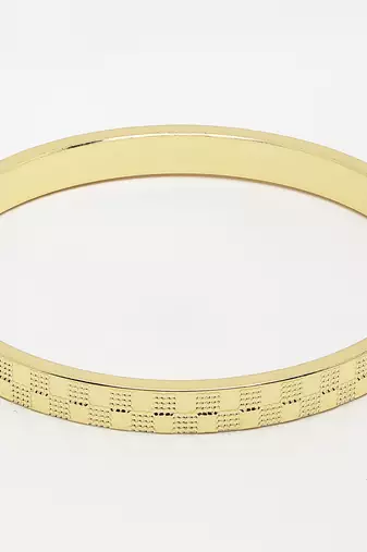 Men gold-plated stainless steel  kada bracelet
