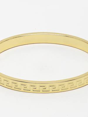 Men gold-plated stainless steel  kada bracelet 2